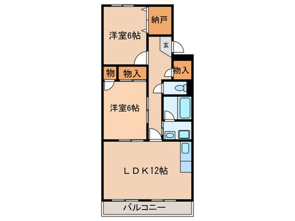 モーゼンビレッジの物件間取画像